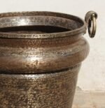 Stunning Vintage Brass Vessel — 23-Inch Hand-Hammered, Beautifully Aged Decorative Planter Vase - Image 2