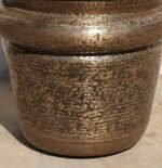 Stunning Vintage Brass Vessel — 23-Inch Hand-Hammered, Beautifully Aged Decorative Planter Vase - Image 4
