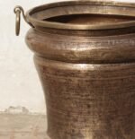 Elegant Antique Brass Planter (Ganglam) – 14 Inch Premium Vintage Decorative Brass Vase - Image 4