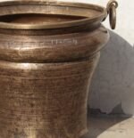 Elegant Antique Brass Planter (Ganglam) – 14 Inch Premium Vintage Decorative Brass Vase - Image 2