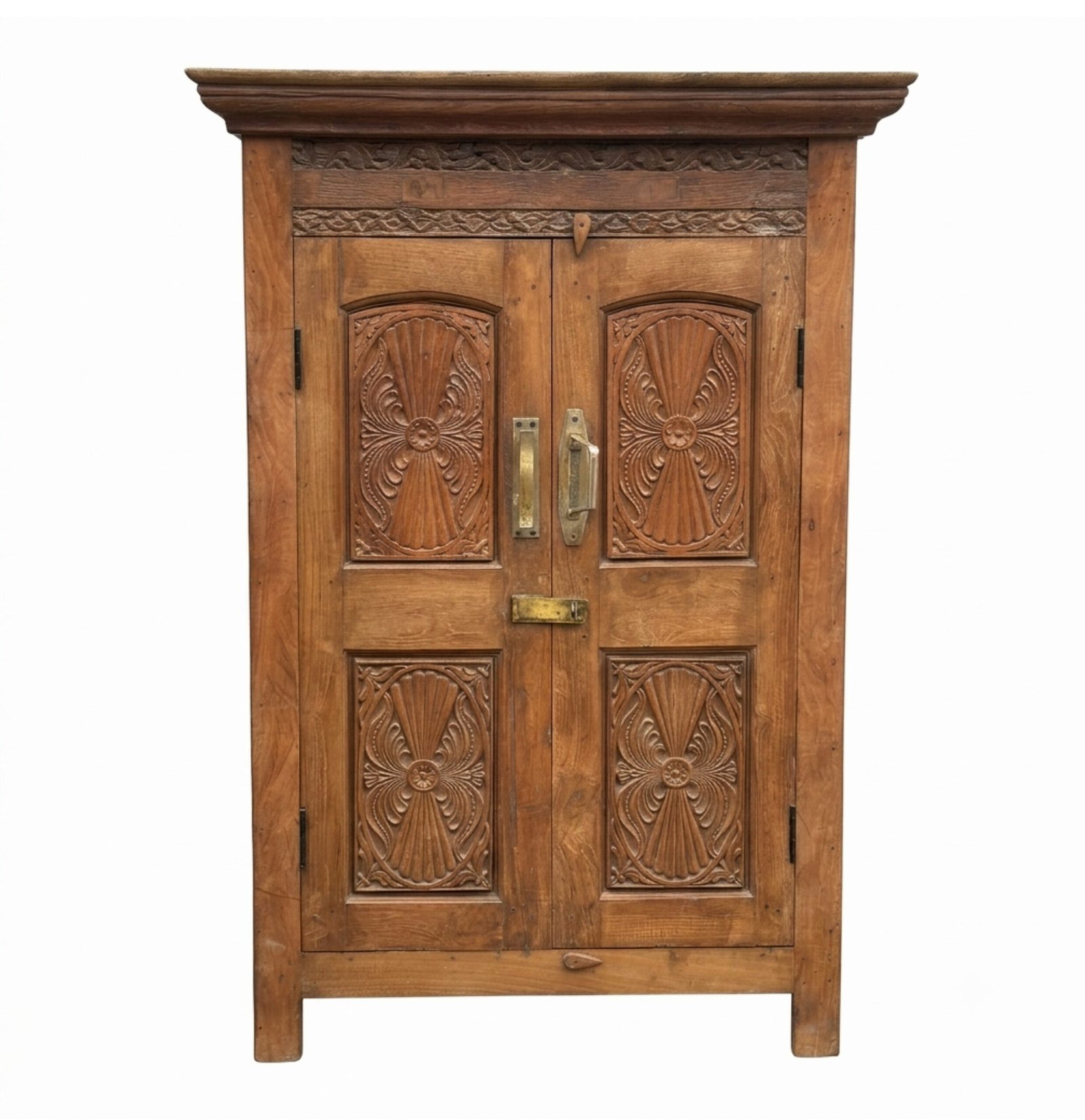 Untitled - August 06, 2026 at 12.59.05 (55) Your Home Vintage Hand-Carved Wooden Storage Cabinet - Image 1