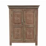 Your Home Vintage Hand-Carved Wooden Storage Cabinet