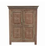 Your Home Vintage Hand-Carved Wooden Storage Cabinet