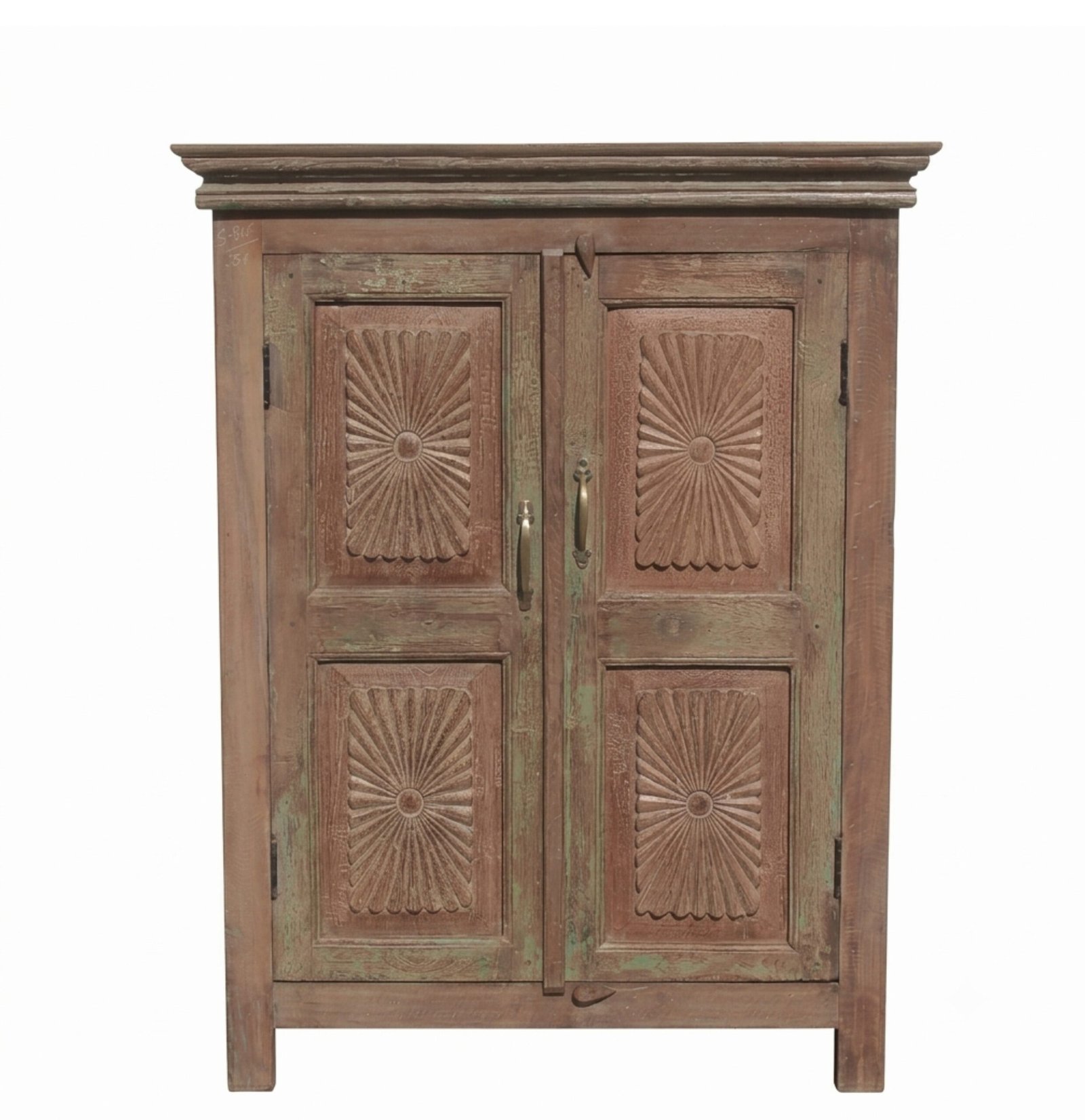 Untitled - August 06, 2026 at 12.59.05 (56) Your Home Vintage Hand-Carved Wooden Storage Cabinet - Image 1